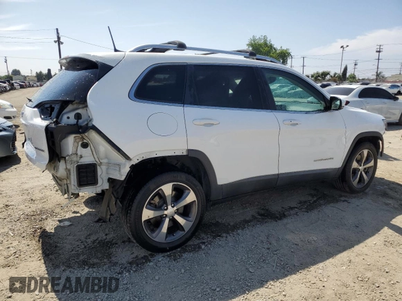 2020 Jeep Cherokee Limited with VIN 1C4PJLDX7LD521914, listed as a Copart auction lot 60939685 with 67,134 mi miles and Salvage title. Bid and sale history available at DreamBid. Image 3.