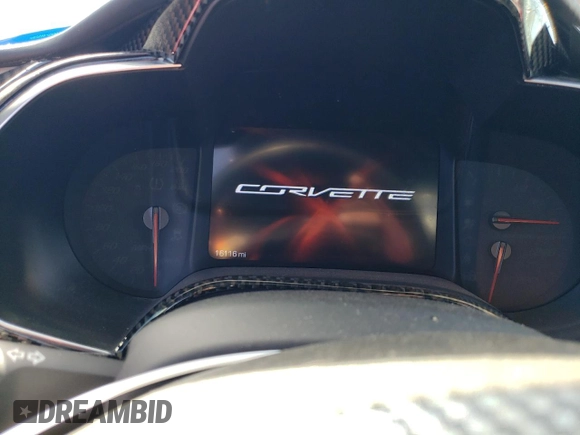 2018 Chevrolet Corvette 3LT with VIN 1G1YF2D75J5104520, listed as a Copart auction lot 43556064 with 16,116 mi miles. Bid and sale history available at carsss.com. Image 9.