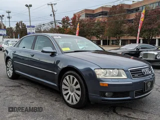 2004 Audi A8 L with VIN WAUML44E84N017883, listed as a Copart auction lot 45794225 with 167,505 mi miles and Clean Title. Bid and sale history available at carsss.com. Image 1.