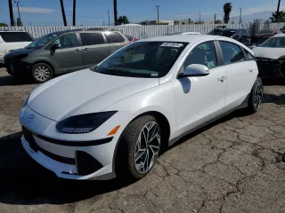 2024 Hyundai Ioniq 6 SEL z VIN KMHM34AA3RA062583, wystawiony jako Copart lot #48213975 z przebiegiem 19 623 mil mil oraz Szkoda całkowita • Salvage title. Historia ofert i sprzedaży dostępna na DreamBid. Obrazek 1.