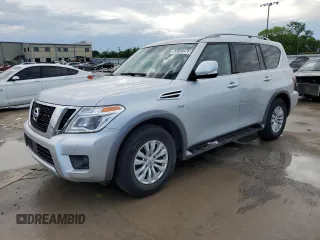 2018 Nissan Armada SL z VIN JN8AY2ND6J9058698, wystawiony jako Copart lot #53836475 z przebiegiem 147 336 mil mil oraz Szkody całkowita. Historia ofert i sprzedaży dostępna na DreamBid. Obrazek 1.