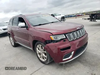 2019 Jeep Grand Cherokee Summit with VIN 1C4RJFJT8KC753454, listed as a Copart auction lot 50487954 with 51,447 mi miles and Salvage Title. Bid and sale history available at carsss.com. Image 4.