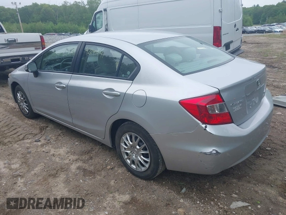 2012 Honda Civic LX with VIN 2HGFB2F59CH570602, listed as a IAAI auction lot 42241041 with 134,134 mi miles and . Bid and sale history available at DreamBid. Image 3.
