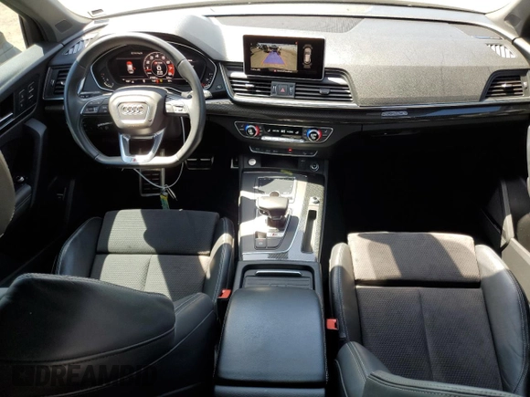 2020 Audi SQ5 Premium Plus with VIN WA1B4AFY6L2015167, listed as a Copart auction lot 52133585 with 27,887 mi miles and Salvage Title. Bid and sale history available at DreamBid. Image 8.