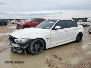 2015 BMW M3 z VIN WBS3C9C53FP804852, wystawiony jako Copart lot #60837835 z przebiegiem Nie podano mil oraz Szkoda całkowita • Salvage title. Historia ofert i sprzedaży dostępna na DreamBid. Obrazek 1.