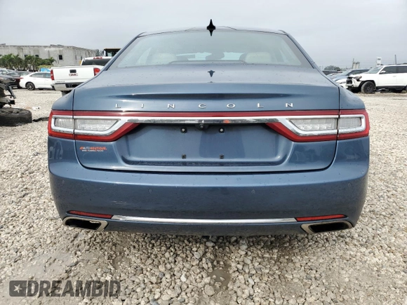 2018 Lincoln Continental Reserve with VIN 1LN6L9NP0J5606281, listed as a Copart auction lot 89105885 with 56,781 mi miles and Salvage Title. Bid and sale history available at carsss.com. Image 6.