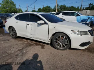 2017 Acura TLX V6 w/Technology Pkg with VIN 19UUB3F5XHA002765, listed as a Copart auction lot 59081245 with 132,618 mi miles and Salvage title. Bid and sale history available at DreamBid. Image 4.