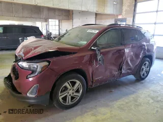 2018 GMC Terrain SLE with VIN 3GKALMEX4JL248415, listed as a Copart auction lot 44220325 with 92,737 mi miles and Salvage Title. Bid and sale history available at carsss.com. Image 1.