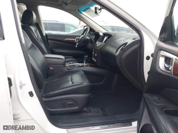 2017 Nissan Pathfinder S with VIN 5N1DR2MM6HC660212, listed as a IAAI auction lot 41905628 with 123,669 mi miles. Bid and sale history available at carsss.com. Image 5.