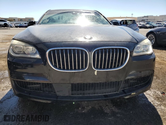 2015 BMW 7 Series 750Li with VIN WBAYE8C54FD780710, listed as a Copart auction lot 50499865 with 101,539 mi miles and Clean Title. Bid and sale history available at carsss.com. Image 5.