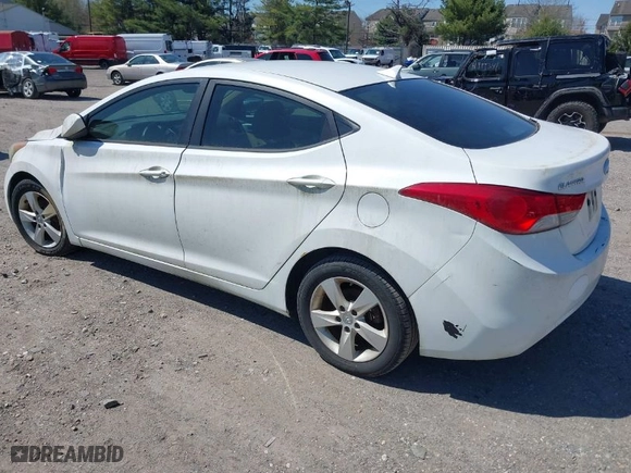 2012 Hyundai Elantra Limited with VIN 5NPDH4AE6CH063798, listed as a IAAI auction lot 42008129 with 150,715 mi miles. Bid and sale history available at carsss.com. Image 3.