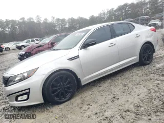 2014 Kia Optima EX with VIN 5XXGN4A77EG328301, listed as a Copart auction lot 43441085 with 203,747 mi miles and Salvage Title. Bid and sale history available at carsss.com. Image 1.