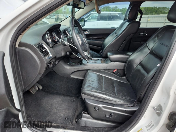 2013 Dodge Durango Citadel with VIN 1C4RDHEG6DC658958, listed as a Copart auction lot 60304945 with 209,250 mi miles and Salvage title. Bid and sale history available at DreamBid. Image 7.
