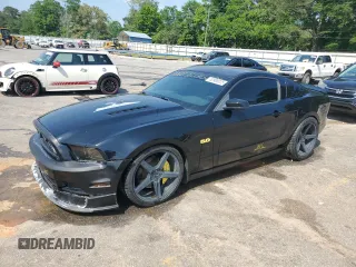 2013 Ford Mustang GT with VIN 1ZVBP8CF2D5202086, listed as a Copart auction lot 52985025 with 83,074 mi miles and Salvage Title. Bid and sale history available at DreamBid. Image 1.