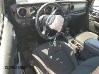 2020 Jeep Wrangler Sport with VIN 1C4GJXAG9LW203468, listed as a Copart auction lot 63586585 with 58,180 mi miles and Salvage title. Bid and sale history available at DreamBid. Image 8.