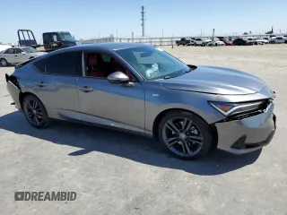 2024 Acura Integra Technology with VIN 19UDE4H6XRA010062, listed as a Copart auction lot 58029635 with 17,459 mi miles and Salvage title. Bid and sale history available at DreamBid. Image 4.