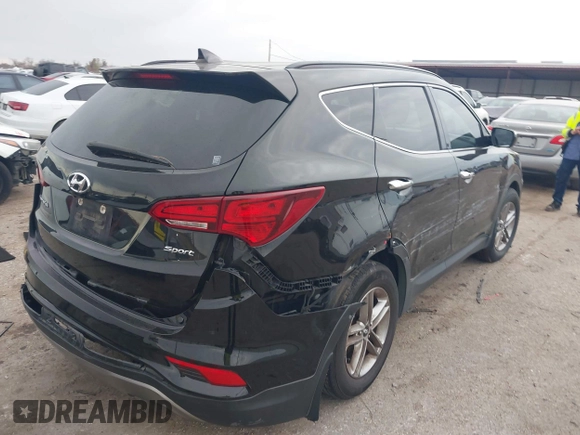 2017 Hyundai Santa Fe Sport 2.4L with VIN 5NMZU3LB6HH008593, listed as a IAAI auction lot 41353179 with 232,785 mi miles. Bid and sale history available at carsss.com. Image 4.
