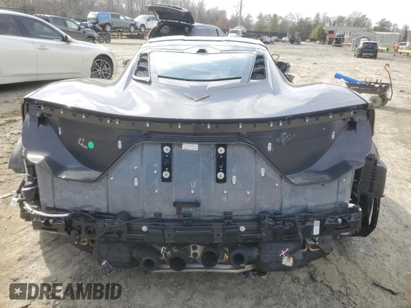 2024 Chevrolet Corvette 1LZ with VIN 1G1YD2D31R5610151, listed as a Copart auction lot 45017255 with 765 mi miles and Salvage Title. Bid and sale history available at DreamBid. Image 6.