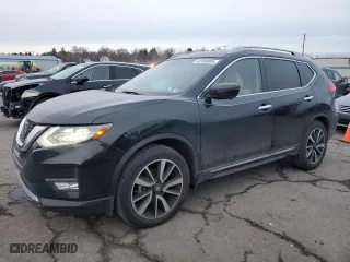 2019 Nissan Rogue SV with VIN 5N1AT2MT7KC840320, listed as a Copart auction lot 43450065 with 15,880 mi miles and Salvage Title. Bid and sale history available at carsss.com. Image 1.