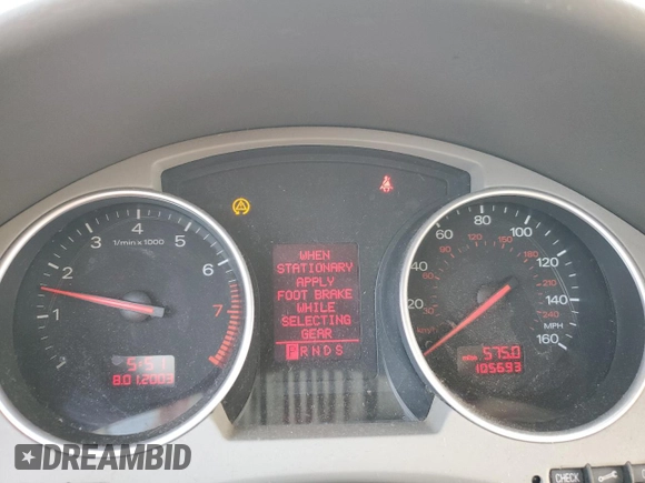 2005 Audi A4 1.8T with VIN WAUAC48H45K006082, listed as a Copart auction lot 81305624 with 105,693 mi miles and Salvage Title. Bid and sale history available at carsss.com. Image 9.