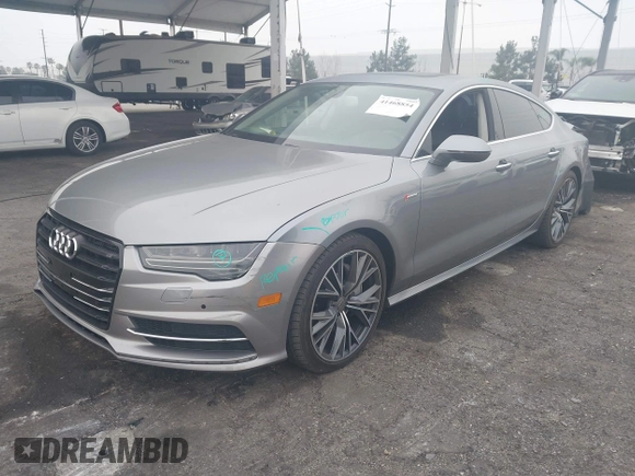 2016 Audi A7 3.0 Premium Plus with VIN WAUWGAFC0GN003357, listed as a IAAI auction lot 41468854 with 62,590 mi miles. Bid and sale history available at carsss.com. Image 17.