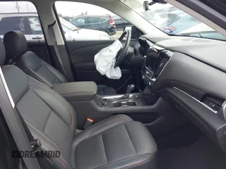 2020 Chevrolet Traverse LT Cloth with VIN 1GNERGKW7LJ199477, listed as a IAAI auction lot 42217904 with 21,269 mi miles and . Bid and sale history available at DreamBid. Image 5.