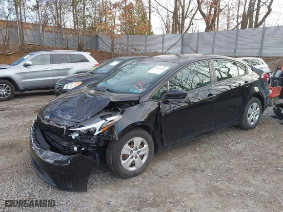 2018 Kia Forte LX with VIN 3KPFK4A79JE195760, listed as a IAAI auction lot 41817574 with 73,895 mi miles. Bid and sale history available at carsss.com. Image 2.