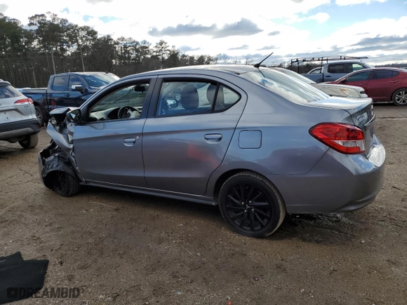 2020 Mitsubishi Mirage G4 SE with VIN ML32F4FJ3LHF09705, listed as a Copart auction lot 46590915 with 55,302 mi miles and Salvage Title. Bid and sale history available at carsss.com. Image 2.