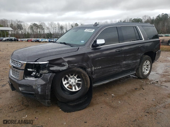 2017 Chevrolet Tahoe LS with VIN 1GNSCAKC6HR218505, listed as a Copart auction lot 49104605 with 134,213 mi miles and Salvage Title. Bid and sale history available at carsss.com. Image 1.