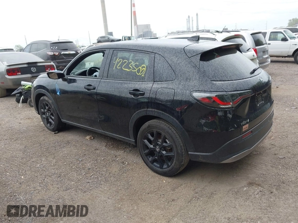 2024 Honda HR-V Sport with VIN 3CZRZ2H57RM701390, listed as a IAAI auction lot 42235082 with 10,001 mi miles and . Bid and sale history available at DreamBid. Image 3.