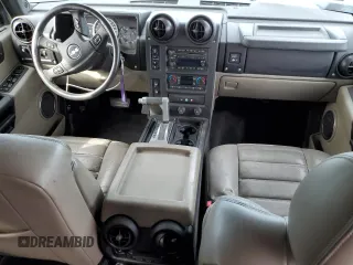 2005 Hummer H2 SUV with VIN 5GRGN23UX5H119854, listed as a Copart auction lot 75086174 with 0 mi miles and Non Repairable. Bid and sale history available at carsss.com. Image 8.