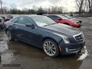 2015 Cadillac ATS Coupe Luxury AWD with VIN 1G6AH1RX3F0111947, listed as a Copart auction lot 83416054 with 128,917 mi miles and Salvage Title. Bid and sale history available at carsss.com. Image 4.