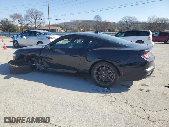 2024 Ford Mustang GT with VIN 1FA6P8CFXR5425350, listed as a Copart auction lot 44554165 with 4,356 mi miles and Salvage Title. Bid and sale history available at DreamBid. Image 2.