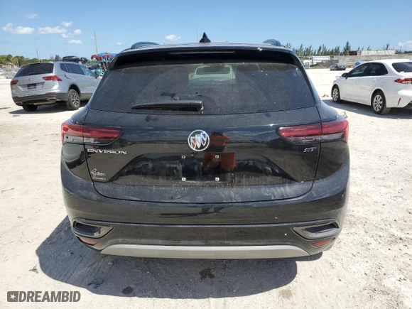 2021 Buick Envision Essence with VIN LRBFZNR45MD177482, listed as a Copart auction lot 49008564 with 35,741 mi miles and Salvage Title. Bid and sale history available at carsss.com. Image 6.