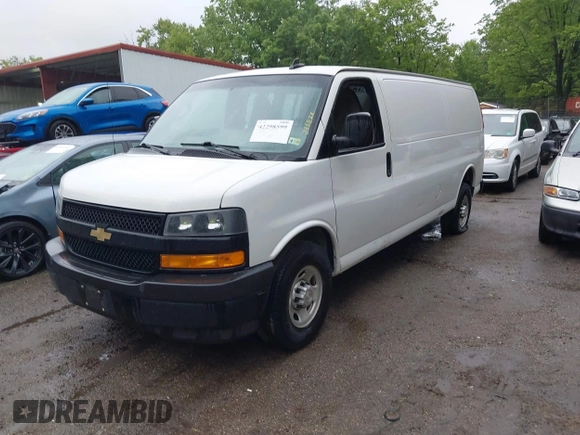 2019 Chevrolet Express Cargo z VIN 1GCZGHFG5K1361937, wystawiony jako IAAI lot #42298599 z przebiegiem 243 145 mil mil oraz . Historia ofert i sprzedaży dostępna na DreamBid. Obrazek 17.