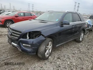 2014 Mercedes-Benz M 350 with VIN 4JGDA5HB6EA284460, listed as a Copart auction lot 53725385 with 65,780 mi miles and Salvage Title. Bid and sale history available at carsss.com. Image 1.