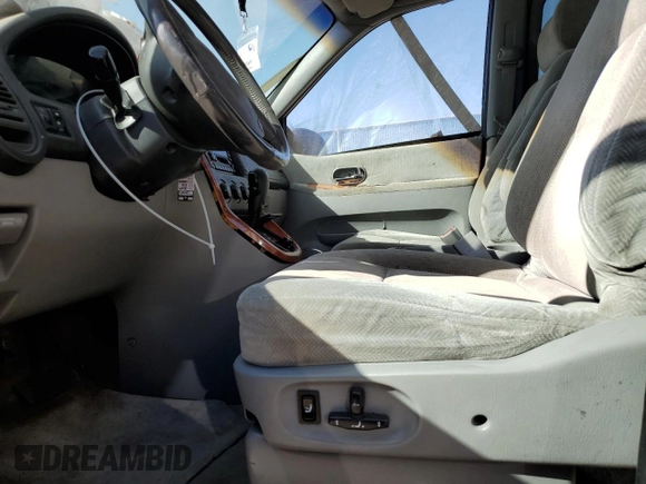 2005 Kia Sedona LX with VIN KNDUP132856716343, listed as a Copart auction lot 76028804 with 122,914 mi miles and Salvage Title. Bid and sale history available at carsss.com. Image 7.