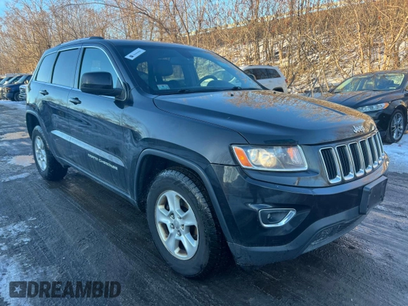 2014 Jeep Grand Cherokee Laredo with VIN 1C4RJFAG5EC242629, listed as a Copart auction lot 45800275 with 187,175 mi miles and Clean Title. Bid and sale history available at carsss.com. Image 1.