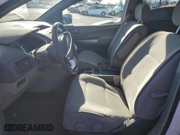 2007 Nissan Quest S with VIN 5N1BV28U77N119704, listed as a Copart auction lot 87555095 with 95,210 mi miles and Salvage Title. Bid and sale history available at carsss.com. Image 7.