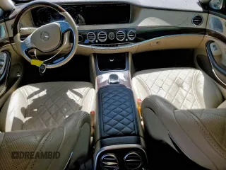 2015 Mercedes-Benz S with VIN WDDUG7GB7FA135269, listed as a Copart auction lot 50254395 with 63,458 mi miles and Salvage Title. Bid and sale history available at DreamBid. Image 8.