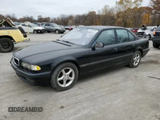2001 BMW 7 Series 740iA with VIN WBAGG83431DN84358, listed as a Copart auction lot 78825624 with 220,545 mi miles and Clean Title. Bid and sale history available at carsss.com. Image 1.