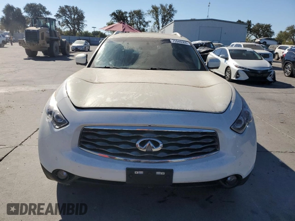 2009 Infiniti FX35 with VIN JNRAS18WX9M150166, listed as a Copart auction lot 75946504 with 0 mi miles and Salvage Title. Bid and sale history available at carsss.com. Image 5.