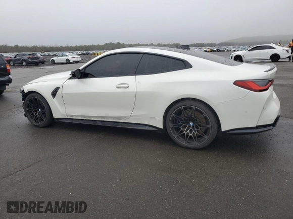2022 BMW M4 Competition xDrive with VIN WBS43AZ02NCH79811, listed as a Copart auction lot 50540674 with 35,193 mi miles. Bid and sale history available at carsss.com. Image 2.