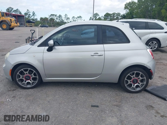 2013 FIAT 500 Pop with VIN 3C3CFFAR3DT531041, listed as a IAAI auction lot 41899499 with 121,429 mi miles. Bid and sale history available at carsss.com. Image 14.