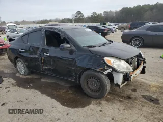 2014 Nissan Versa S with VIN 3N1CN7APXEK455220, listed as a Copart auction lot 89015285 with 166,816 mi miles and Salvage Title. Bid and sale history available at DreamBid. Image 4.