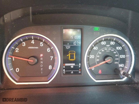 2009 Honda CR-V EX-L with VIN 5J6RE487X9L010168, listed as a Copart auction lot 49341905 with 151,035 mi miles and Salvage Title. Bid and sale history available at carsss.com. Image 9.