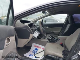 2013 Honda Civic Sdn LX with VIN 19XFB2F55DE286959, listed as a IAAI auction lot 42051407 with 233,383 mi miles. Bid and sale history available at carsss.com. Image 5.