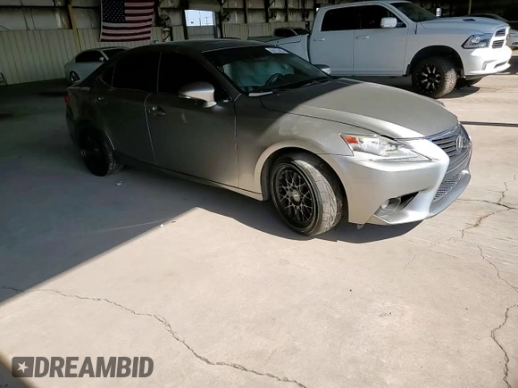 2014 Lexus IS 250 with VIN JTHBF1D2XE5018510, listed as a Copart auction lot 60073465 with 123,424 mi miles and Salvage title. Bid and sale history available at DreamBid. Image 13.