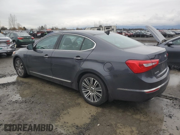 2014 Kia Cadenza Premium with VIN KNALN4D75E5125385, listed as a Copart auction lot 43601965 with 179,878 mi miles and Clean Title. Bid and sale history available at carsss.com. Image 2.