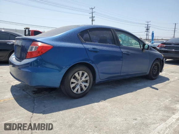 2012 Honda Civic LX с VIN 19XFB2F50CE303150, выставлен на аукционе Copart как лот 60757945 с пробегом 202 865 миль миль и Чистый • Clean title. История ставок и продаж доступна на DreamBid. Изображение 3.